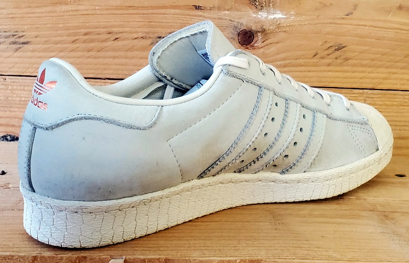 Adidas Superstar Low Leather Trainers UK5.5/US7/EU38.5 BB2715 Grey/White