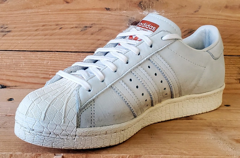 Adidas Superstar Low Leather Trainers UK5.5/US7/EU38.5 BB2715 Grey/White