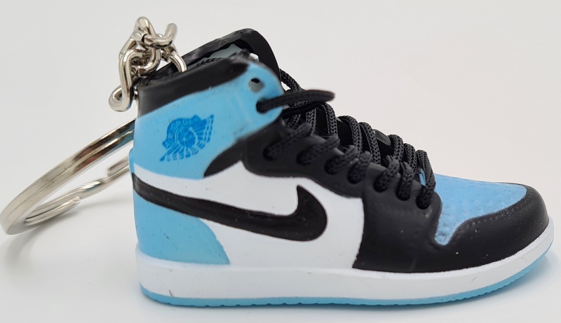 light blue white and black jordans