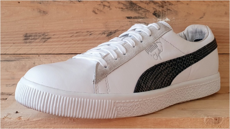 Puma Clyde x Undefeated Leather Trainers UK10/US11/EU44.5 353917 03 White/Black 