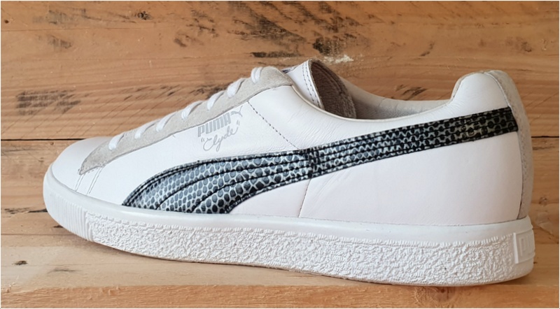 Puma Clyde x Undefeated Leather Trainers UK10/US11/EU44.5 353917 03 White/Black 