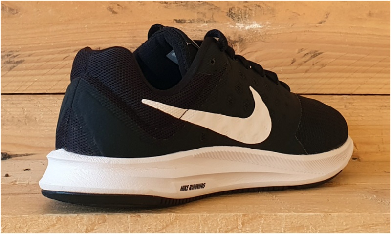 Nike Downshifter 7 Low Textile Trainers UK4/US6.5/EU37.5 852466-010 Black/White 