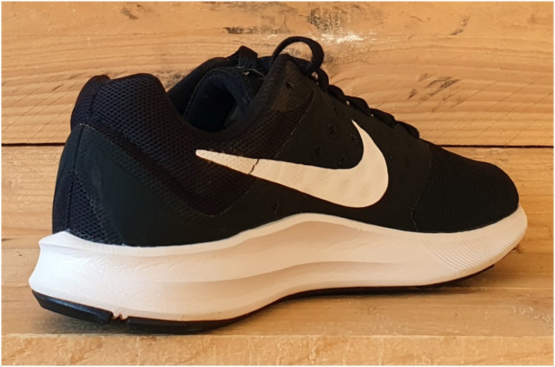 Nike Downshifter 7 Low Textile Trainers UK4/US6.5/EU37.5 852466-010 Black/White 