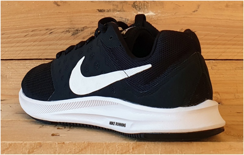 Nike Downshifter 7 Low Textile Trainers UK4/US6.5/EU37.5 852466-010 Black/White 