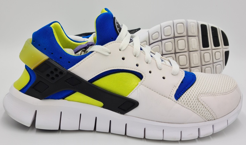 nike huarache free blue