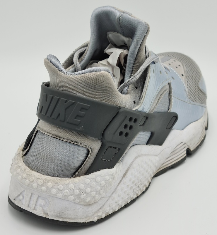 Nike air huarache run trainers 634835-014 grey/silver/white uk7/us9.5/eu41 | eBay