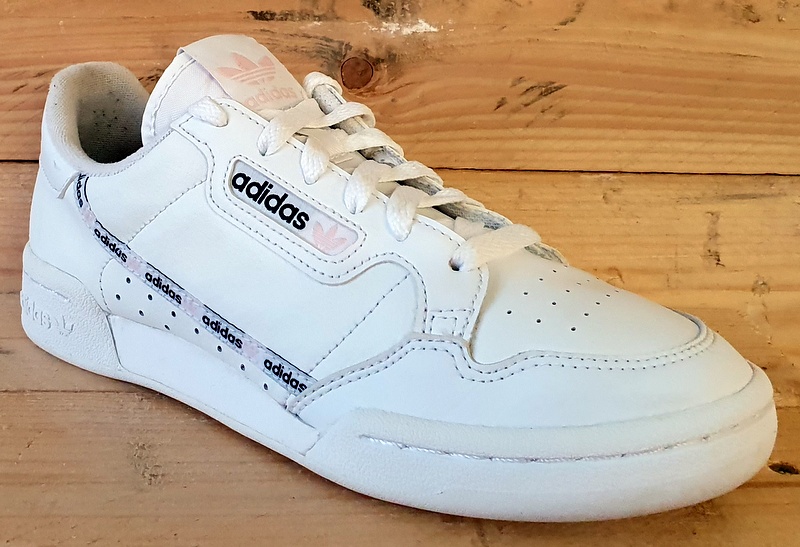 Adidas Continental 80s Low Leather Trainers UK5/US5.5/EU38 EG3990 White/Pink