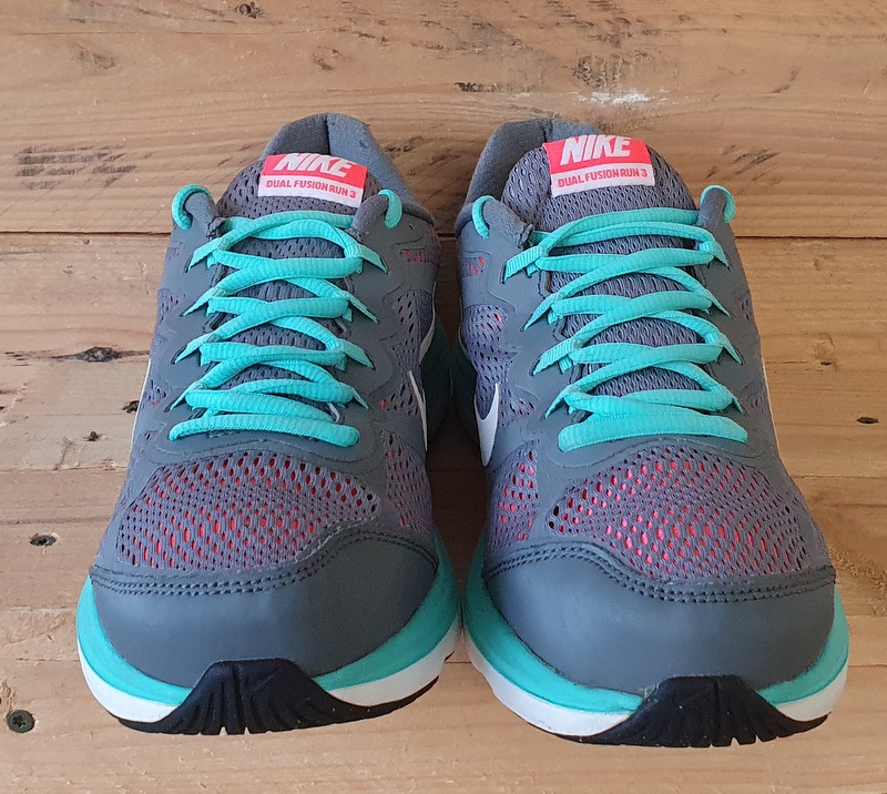 Nike Dual Fusion Run 3 Textile Trainers UK6.5/US9/EU40.5 653594-036 Grey/Teal