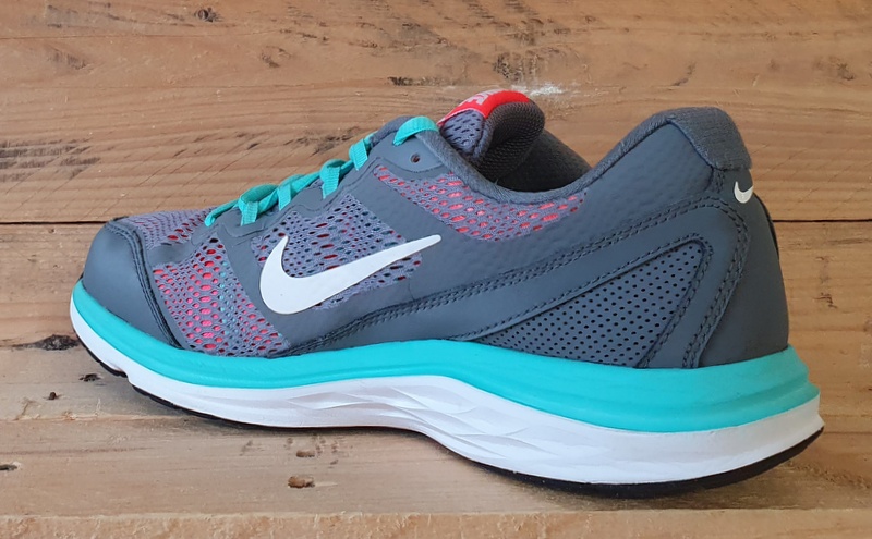 Nike Dual Fusion Run 3 Textile Trainers UK6.5/US9/EU40.5 653594-036 Grey/Teal