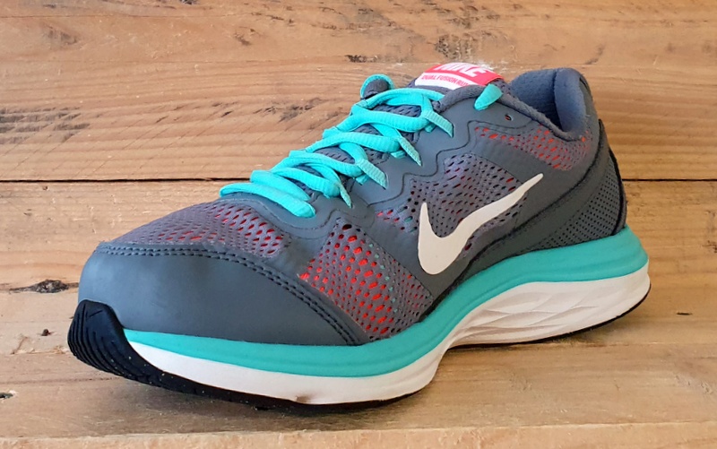 Nike Dual Fusion Run 3 Textile Trainers UK6.5/US9/EU40.5 653594-036 Grey/Teal