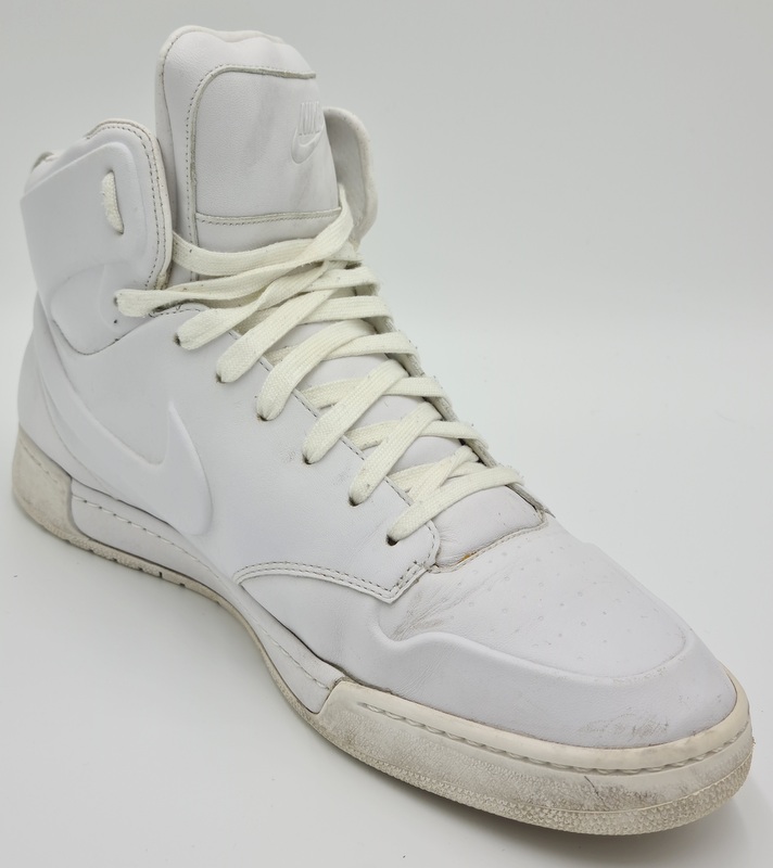 Nike Air Royalty Mid Leather Vintage Trainers 395775-100 White UK9.5 ...