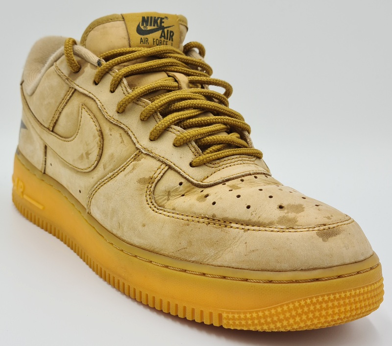 Nike Air Force 1 Low Flax Trainers AA4061-200 Light Bown/Gum Sole UK8 ...