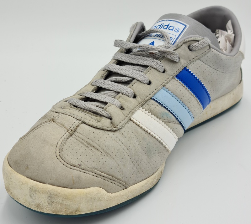 Adidas The Sneeker Leather Vintage Trainers U42086 Grey UK8/US8.5/EU42 | eBay