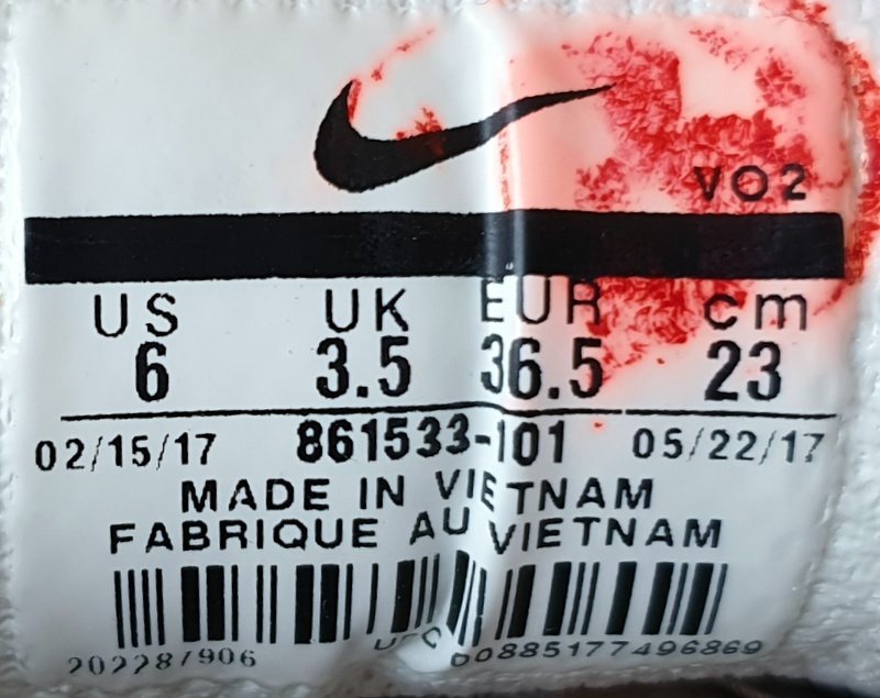 【送料無料/新品】 Nike Sail 861533-101 Trainers Textile Low Borough Court 靴