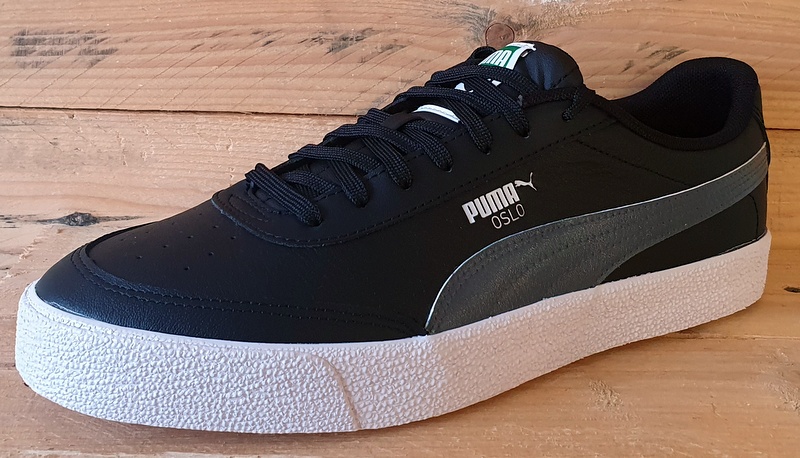 Puma Oslo Vulc Low Leather Trainers UK8.5/US9.5/EU42.5 374977-03 Black