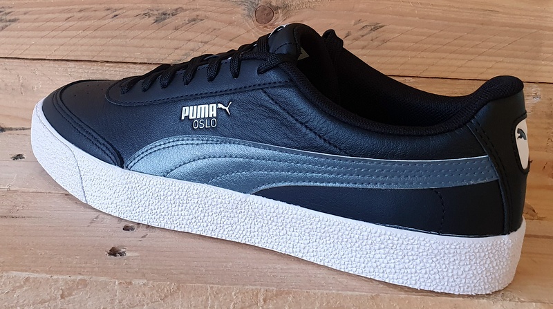 Puma Oslo Vulc Low Leather Trainers UK8.5/US9.5/EU42.5 374977-03 Black