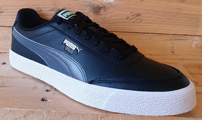 Puma Oslo Vulc Low Leather Trainers UK8.5/US9.5/EU42.5 374977-03 Black