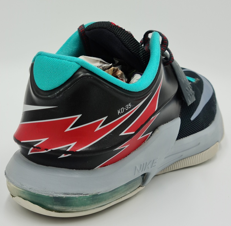 Nike kevin durant 7 basketball trainers 669942-005 black ...