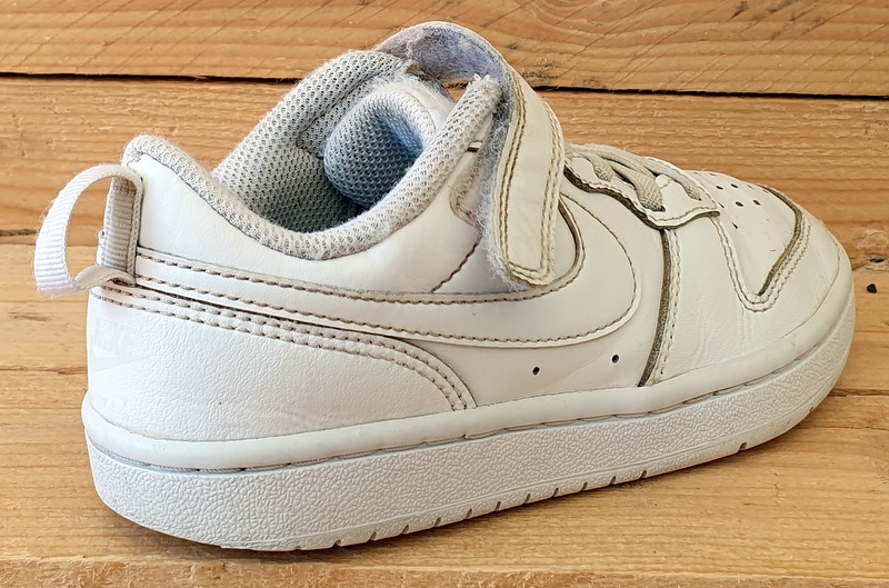 Nike Court Borough Low Leather Kids Trainers UK12/US12.5C/EU30 BQ5451-100 White