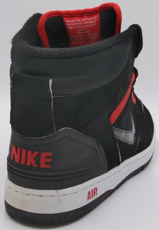black nike air max high tops