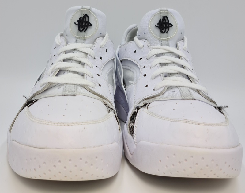 Nike Air Flight Huarache Low Leather Trainers Platinum 819847-100 UK11/US12/EU46 | eBay