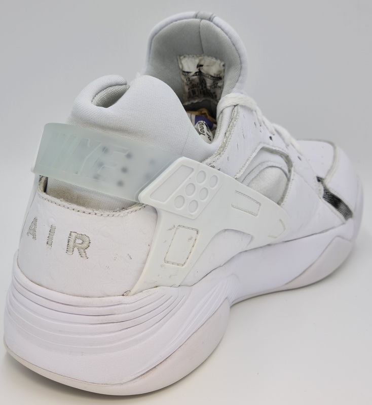 Nike Air Flight Huarache Low Leather Trainers Platinum 819847-100 UK11/US12/EU46 | eBay