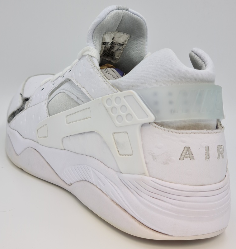 Nike Air Flight Huarache Low Leather Trainers Platinum 819847-100 UK11/US12/EU46 | eBay