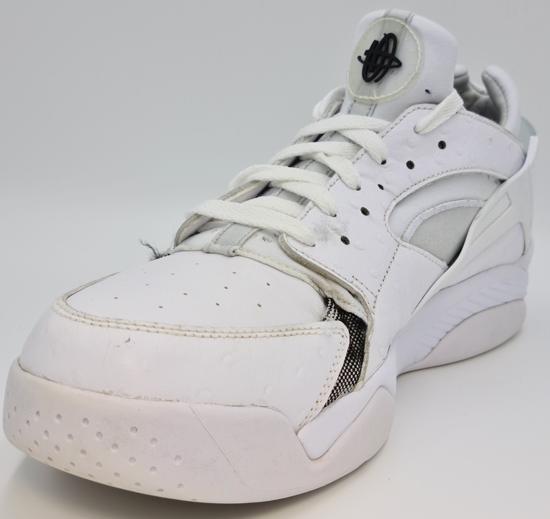Nike Air Flight Huarache Low Leather Trainers Platinum 819847-100 UK11/US12/EU46 | eBay