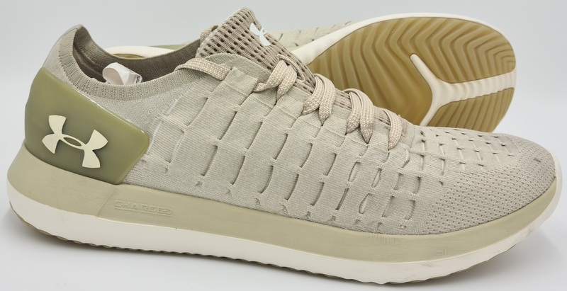 Khaki under armour trainers clearance