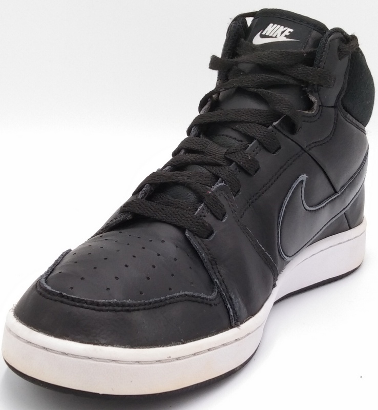 Nike Backboard II Basketball Leather Trainers Black 487656-010 UK7.5 ...