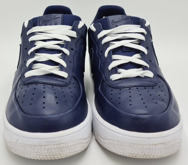 Nike Air Force 1 UltraForce Leather Trainers 845052-402 Navy Blue UK10 ...