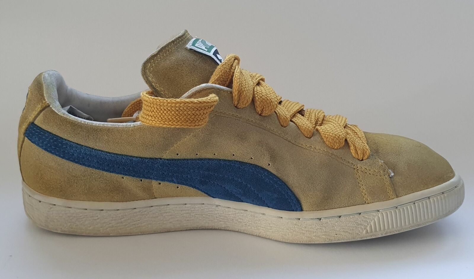 puma suede classic yellow