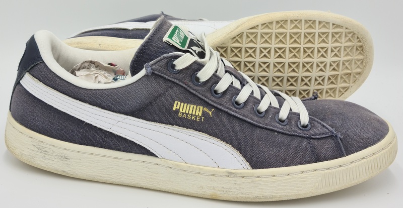 puma canvas trainers
