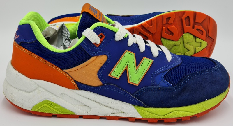new balance 580 blue trainers