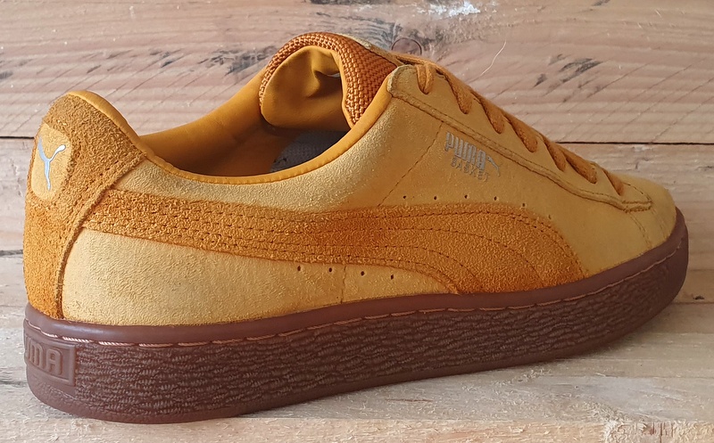 Puma Basket Classic Low Suede Trainers UK6/US7/EU39 363829 05 Orange/Yellow