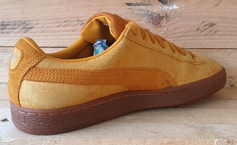 Puma Basket Classic Low Suede Trainers UK6/US7/EU39 363829 05 Orange/Yellow