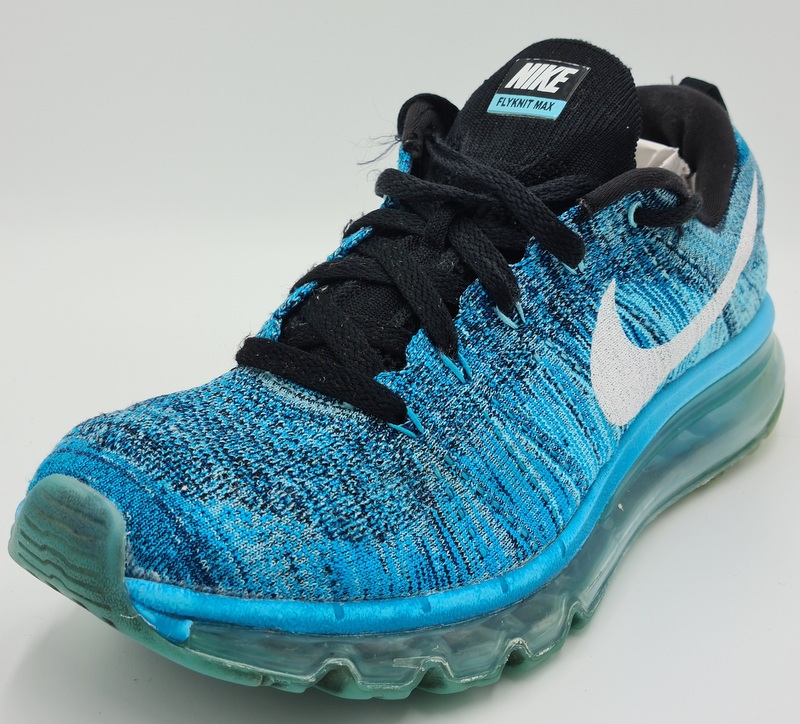 nike flyknit max blue