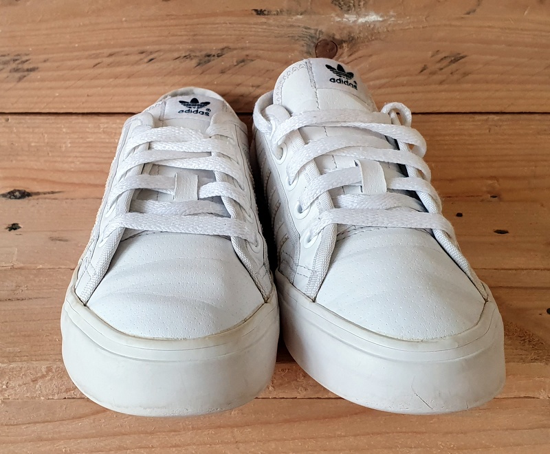 Adidas Originals Nizza Low Leather Trainers BB5574 Triple