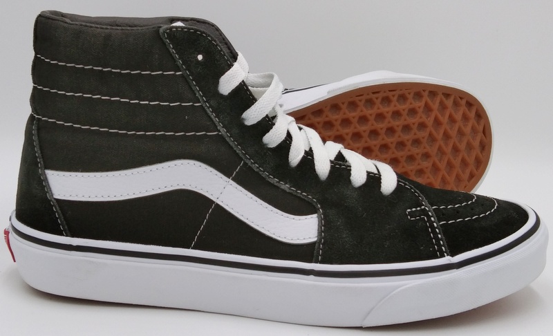 Vans Off The Wall High Top Suede Trainers 751505 Black/White UK8/US9/EU42 |  eBay
