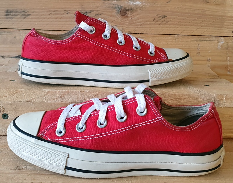 Converse Chuck Taylor All Star Canvas Low Trainers UK4/US6/EU36.5 M9696 Red