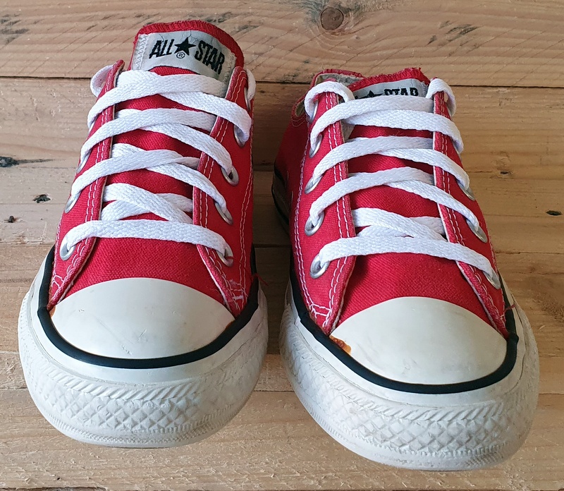 Converse Chuck Taylor All Star Canvas Low Trainers UK4/US6/EU36.5 M9696 Red