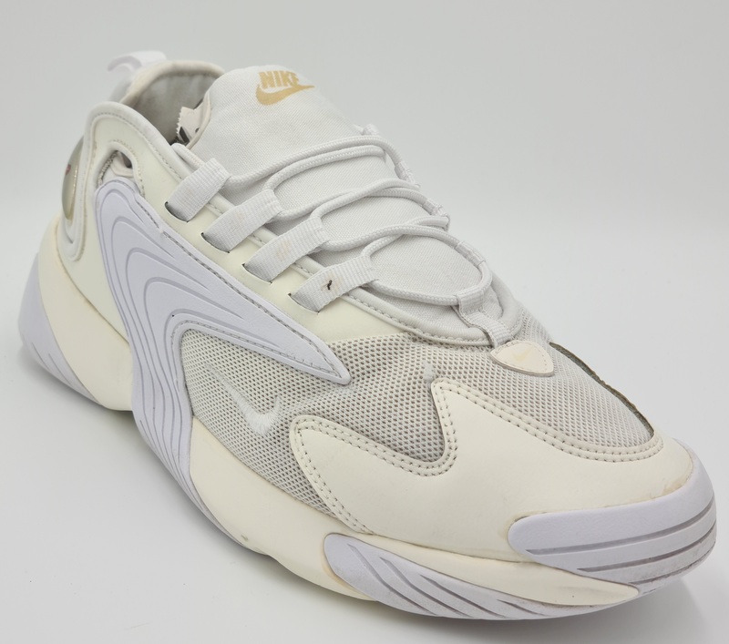 Nike Zoom 2K Cuero Entrenadores AO0269-100 Vela Blanco/Negro UK9/US10/EU44  | eBay