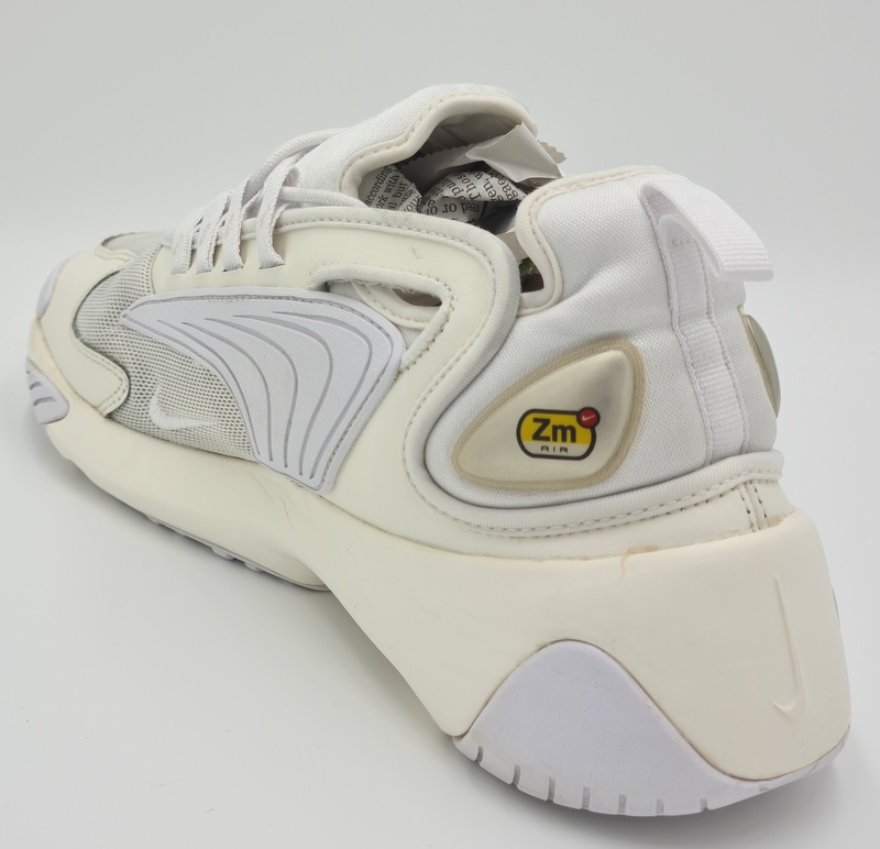 Nike Zoom 2K Cuero Entrenadores AO0269-100 Vela Blanco/Negro UK9/US10/EU44  | eBay