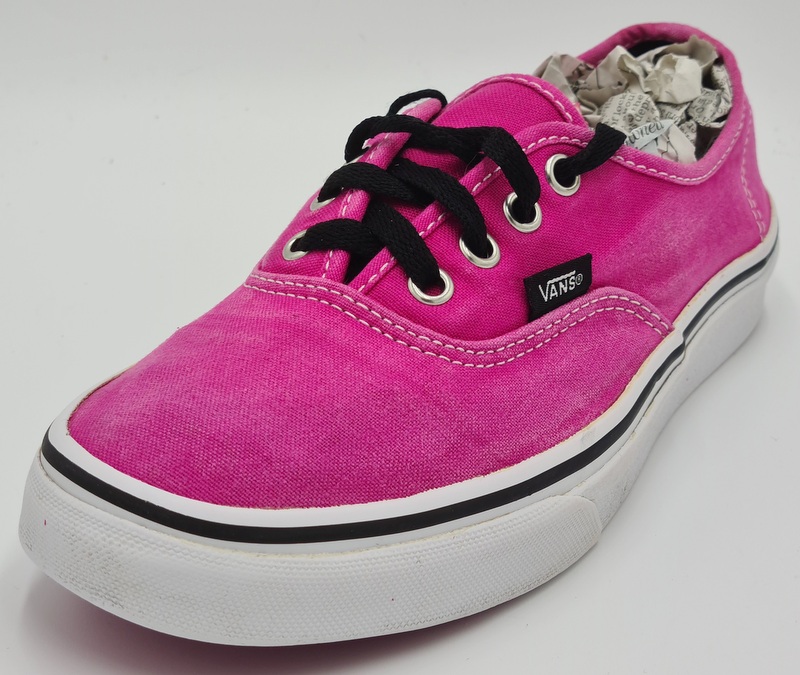 Vans Off The Wall Low Canvas Trainers Pink/White UK5/US7.5/EU38 | eBay