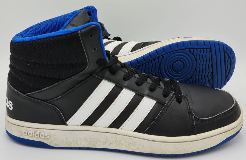 adidas hoops mid leather mens trainers