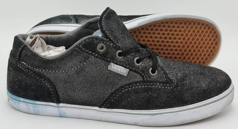 black glitter trainers