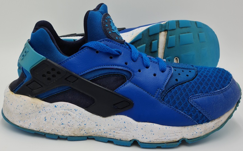 Nike Air Huarache Trainers Military Blue/White 318429-441 UK7/US8/EU41 | eBay