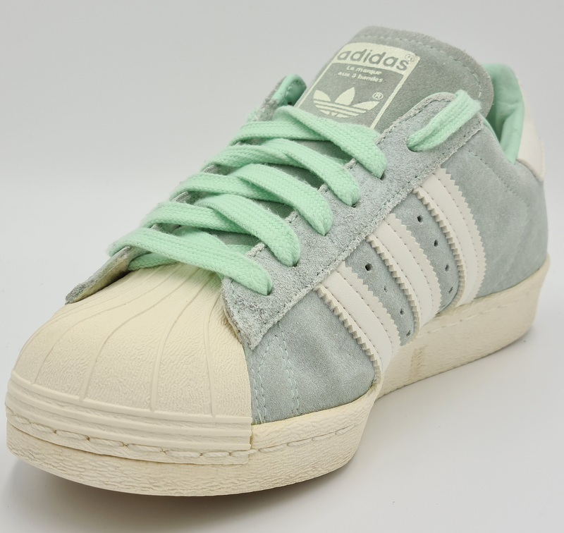 Adidas Originals Superstar Suede Trainers Mint Green ...