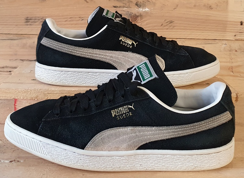 Puma Suede Classic+ Low Trainers UK9/US10/EU43 352634 04 Black/Cream