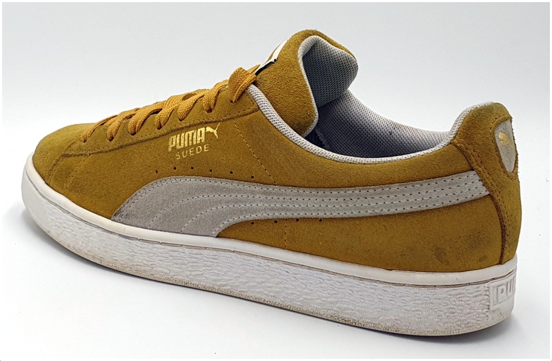 Puma Suede Classic Low Trainers 365347 10 Yellow/White UK7/US8/EU40.5